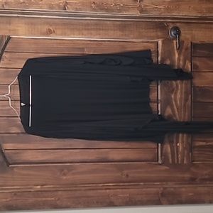 Black Draped Cardigan (XL)